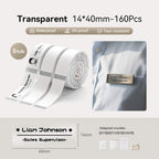 Ruban d'étiquettes transparent NIIMBOT pour D11, D110, D101