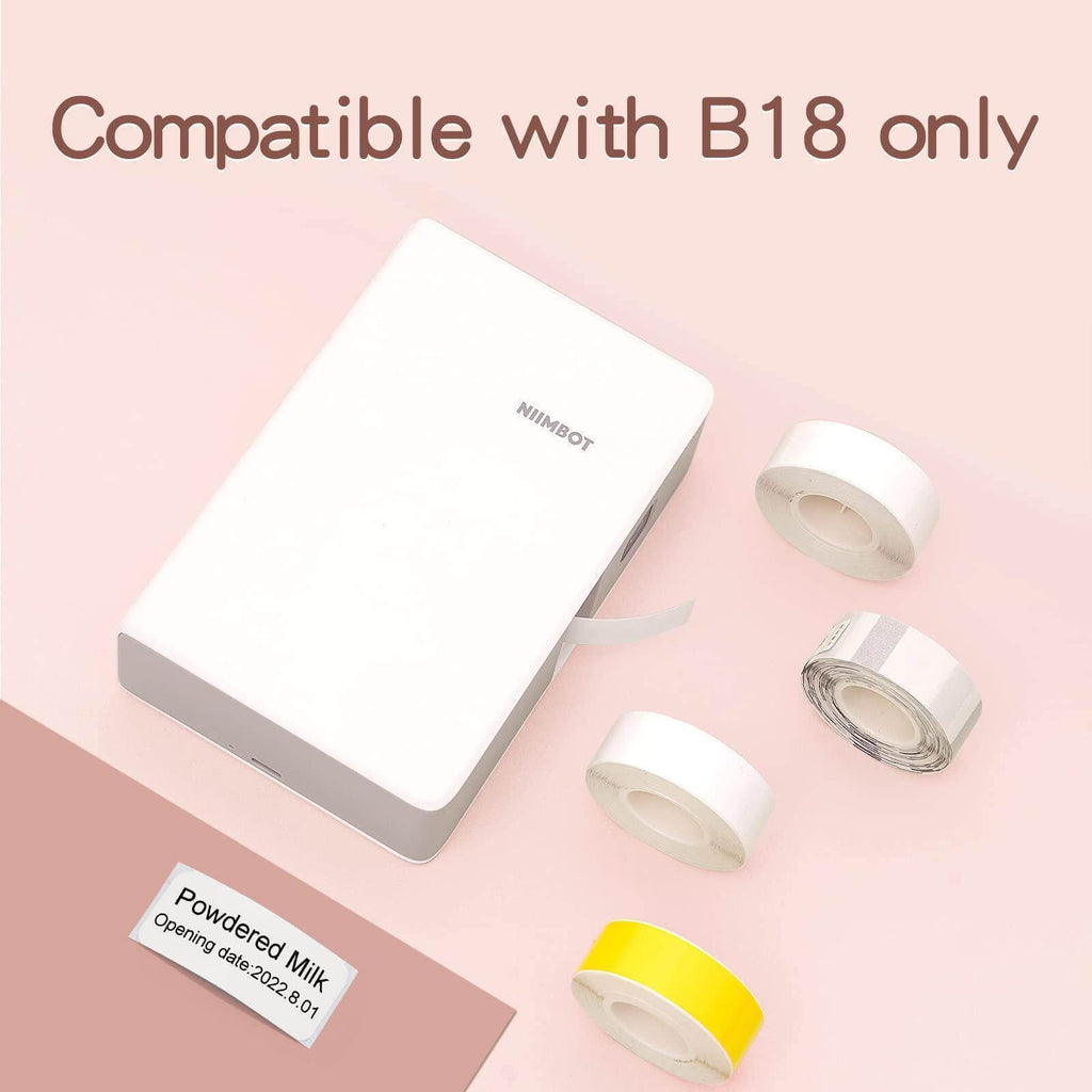 Étiquettes autocollantes blanc pur NIIMBOT, compatibles avec N1