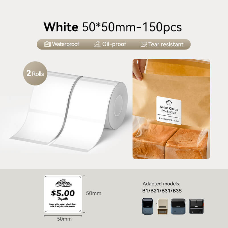 Set de rubans d'étiquettes NIIMBOT – pour B21,B1,B3S,K3,K2