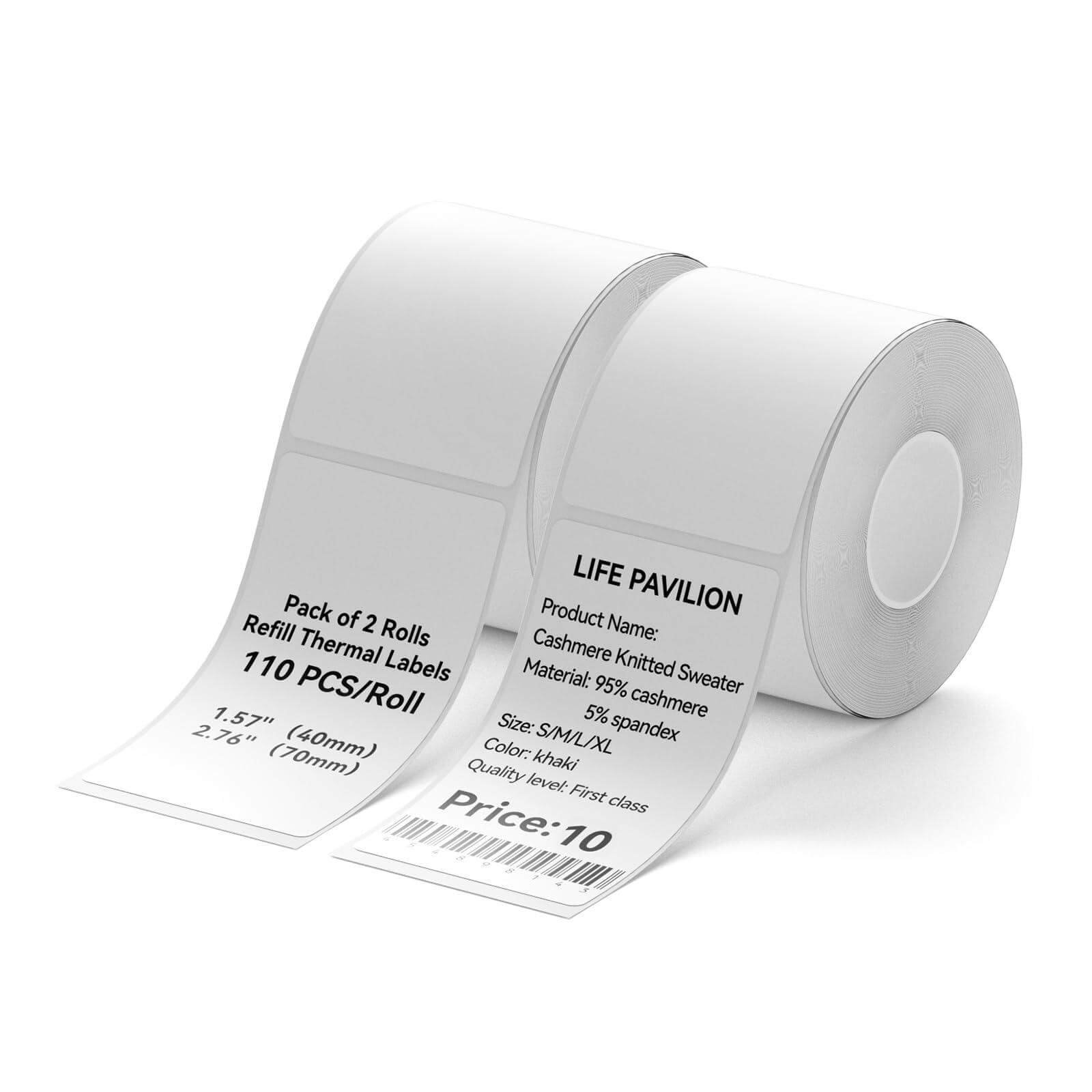 Set de rubans d'étiquettes NIIMBOT – pour B21,B1,B3S,K3,K2