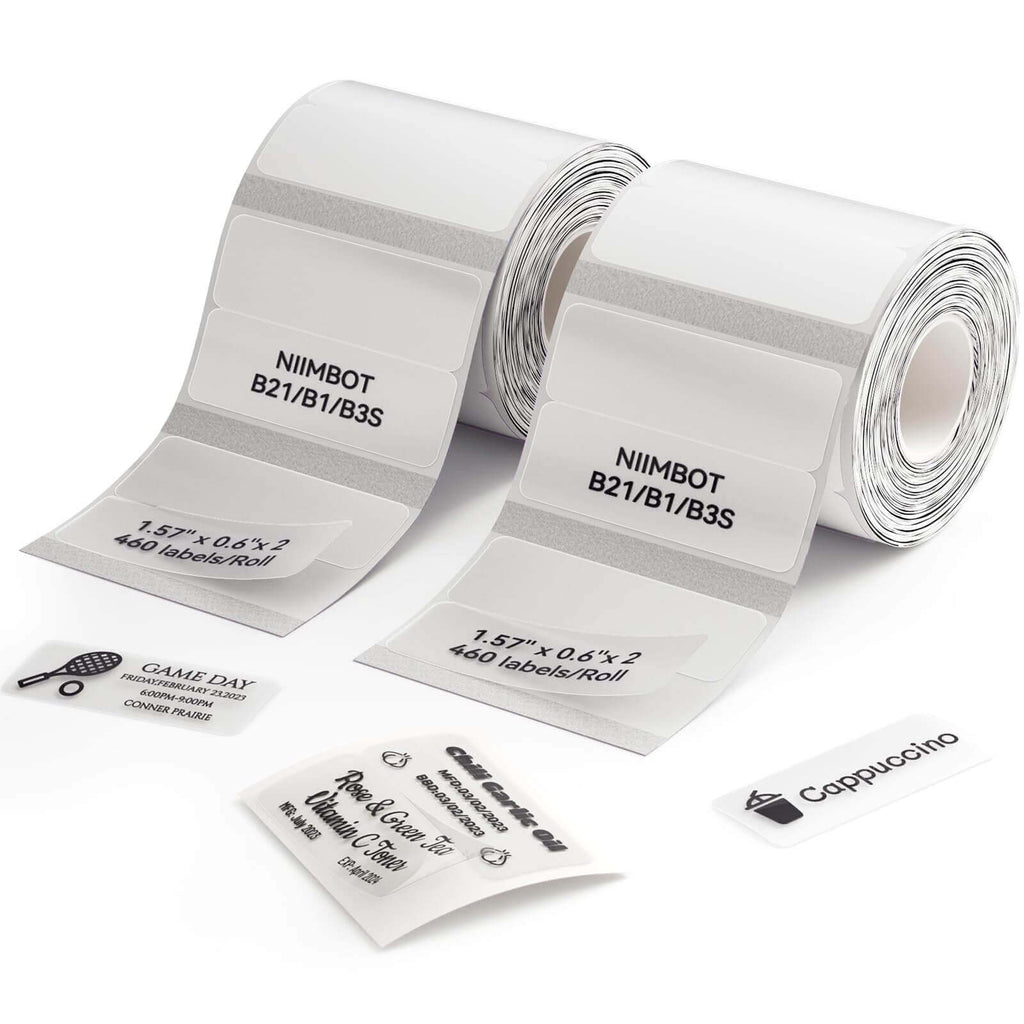Set de rubans d'étiquettes NIIMBOT – pour B21,B1,B3S,K3,K2