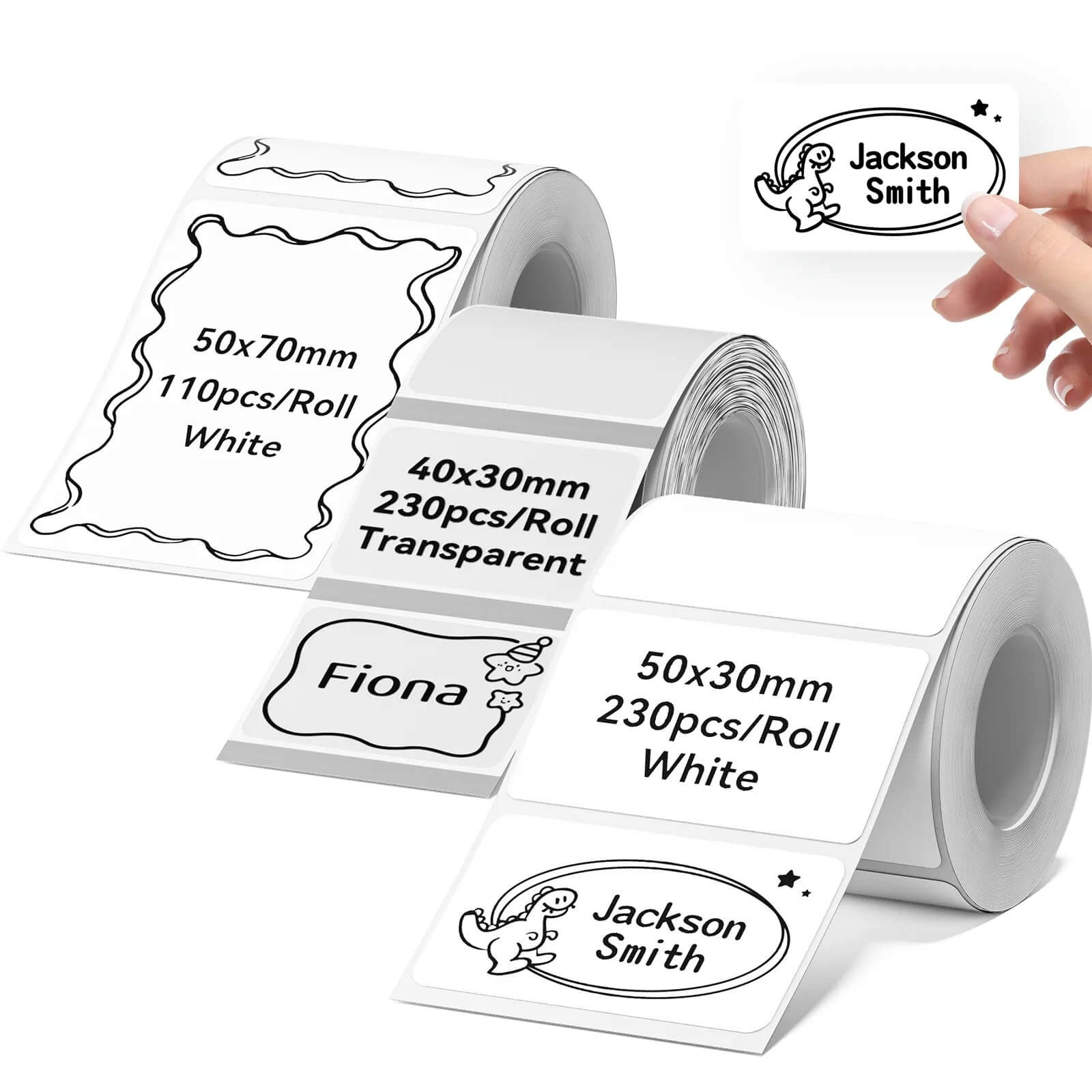 Set de rubans d'étiquettes NIIMBOT – pour B21,B1,B3S,K3,K2