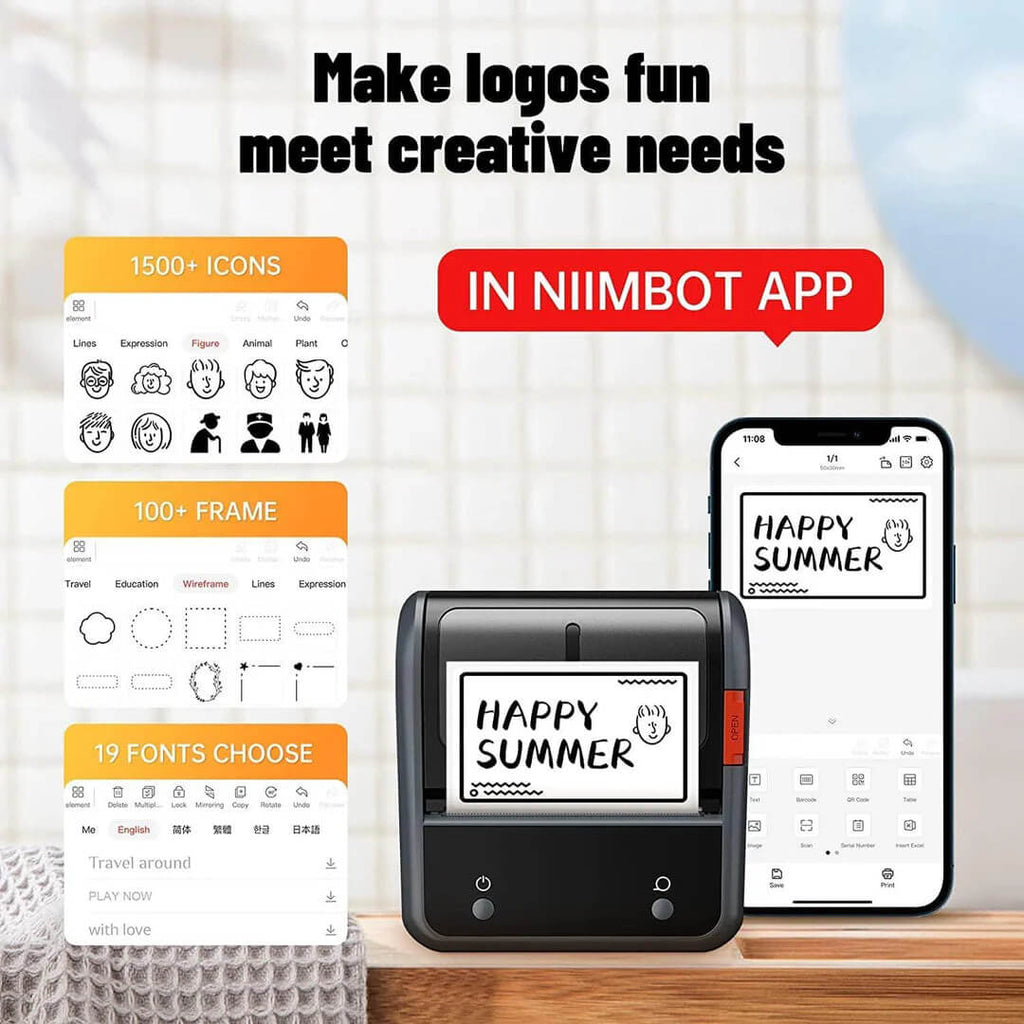 NIIMBOT B3S Imprimante d’étiquettes