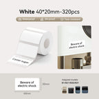 NIIMBOT Ruban d’étiquettes blanc pour B21, B1, B3S