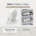 NIIMBOT Ruban d’étiquettes blanc pour D11, D110, D101