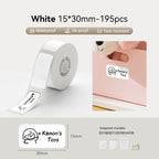 NIIMBOT Ruban d’étiquettes blanc pour D11, D110, D101