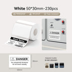 NIIMBOT Ruban d’étiquettes blanc pour B21, B1, B3S