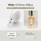 NIIMBOT Ruban d’étiquettes blanc pour D11, D110, D101