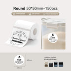 NIIMBOT Ruban d’étiquettes blanc pour B21, B1, B3S