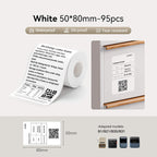 NIIMBOT Ruban d’étiquettes blanc pour B21, B1, B3S
