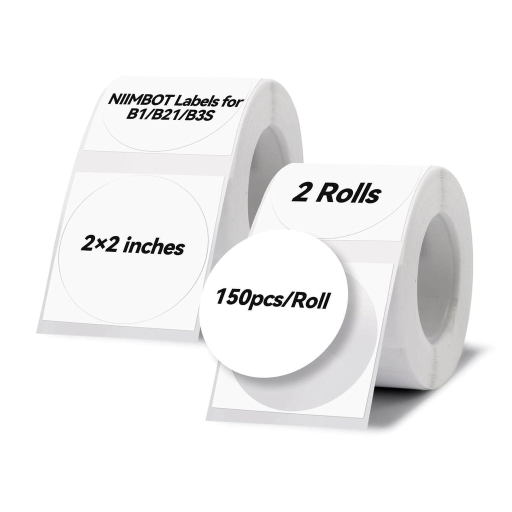 NIIMBOT Ruban d’étiquettes rond pour B21, B1, B3S