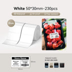 NIIMBOT Ruban d’étiquettes blanc pour B21, B1, B3S