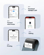 NIIMBOT B1 Imprimante d'étiquettes