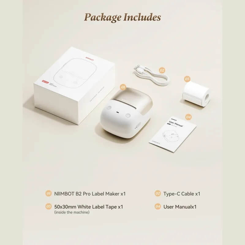NIIMBOT B2 Pro Imprimante d'étiquettes