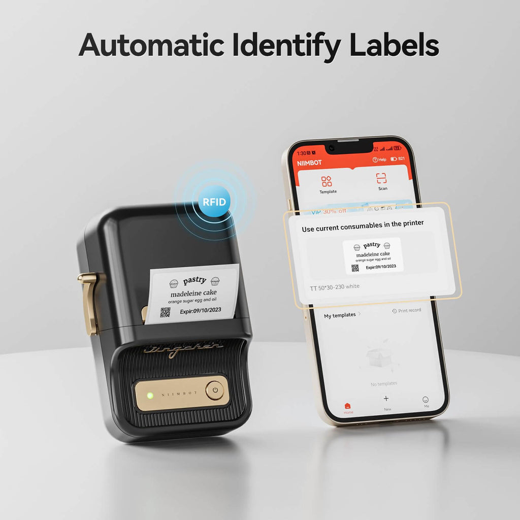NIIMBOT B21 Imprimante d'étiquettes