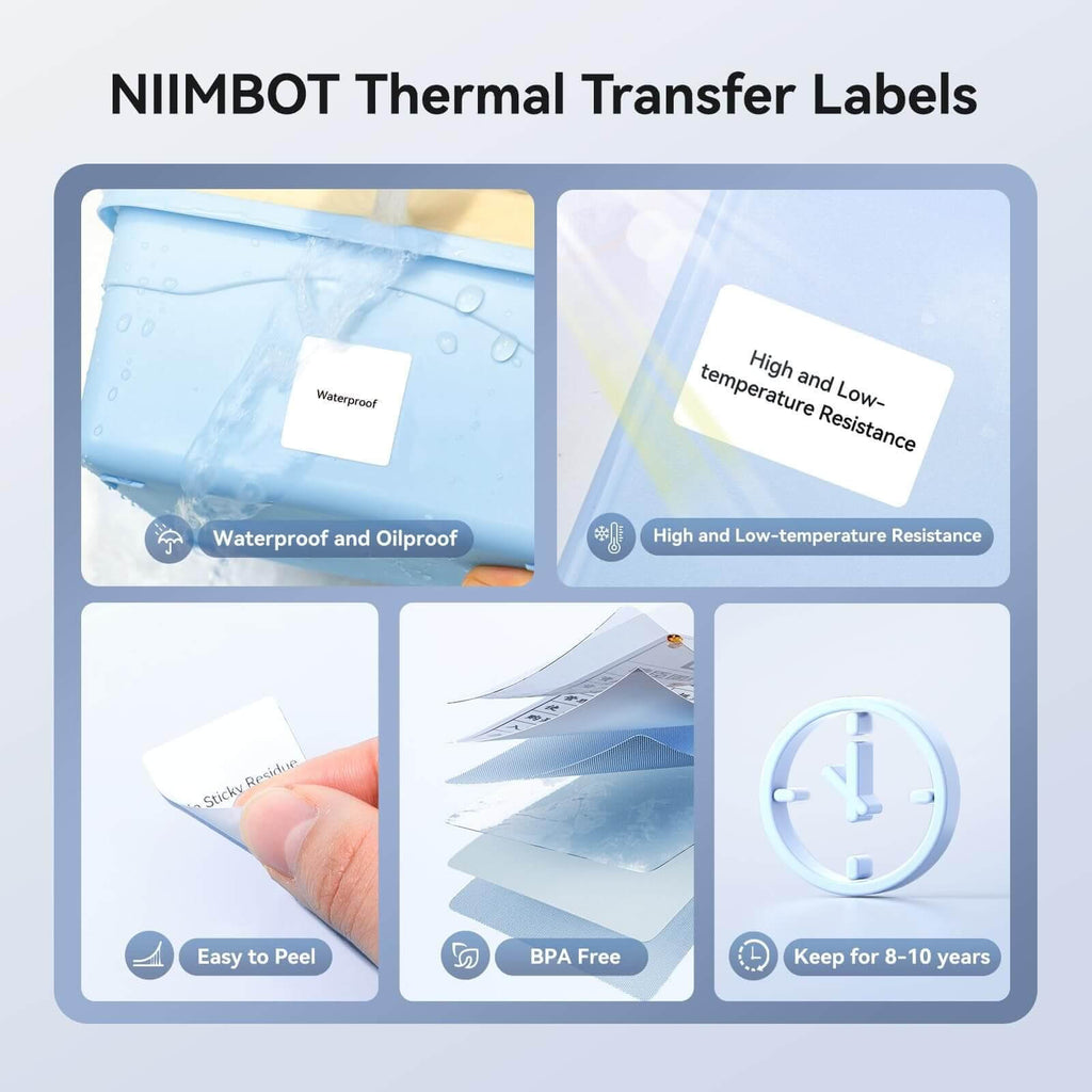 Image principale – Imprimante d'étiquettes à transfert thermique NIIMBOT pour M2, M3