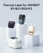 Image principale – Ruban d’étiquettes blanc NIIMBOT pour B21, B1, B3S