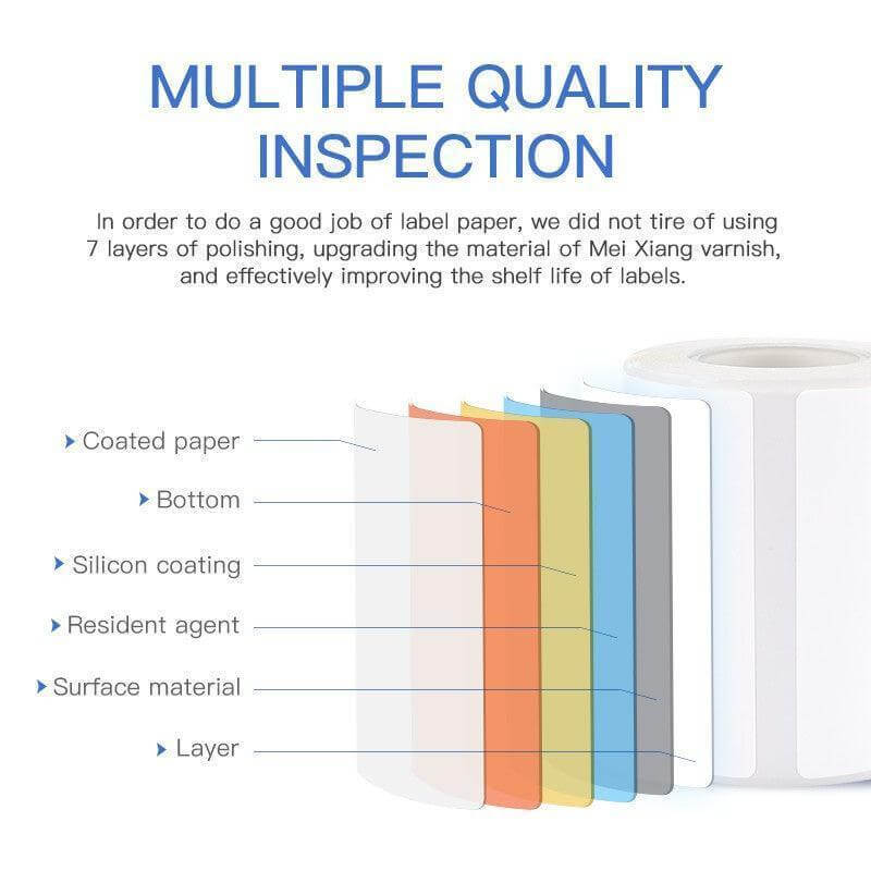 Image principale – Ruban d’étiquettes blanc NIIMBOT pour B21, B1, B3S