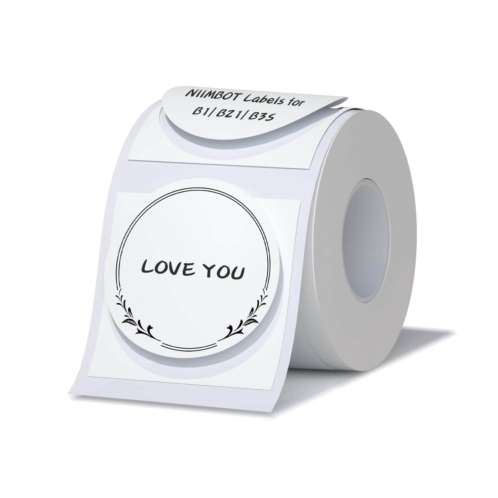 Image principale – Ruban d’étiquettes rond NIIMBOT pour B21, B1, B3S