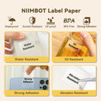 Image principale – Ruban d’étiquettes transparent NIIMBOT pour B21, B1, B3S