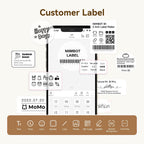 Image principale – Ruban d’étiquettes transparent NIIMBOT pour B21, B1, B3S