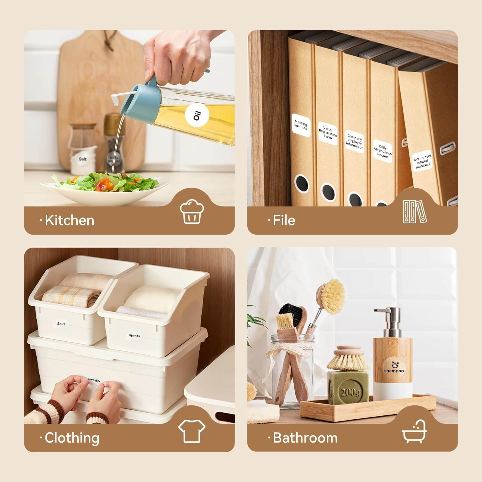 Image principale – Ruban d’étiquettes transparent NIIMBOT pour B21, B1, B3S